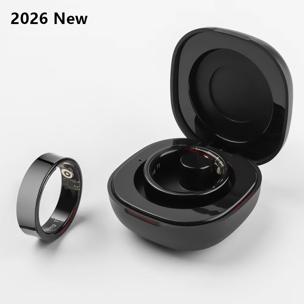 Smart Ring Health Tracker Blood Oxygen - 2026년형 R09 스마트 링 (남녀공용) 충전