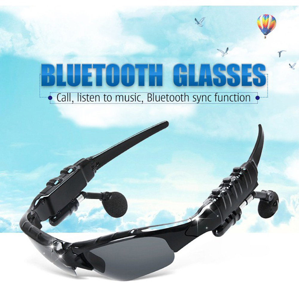 Bone Conduction Sunglasses Sports - 스테레오 이어폰 무선 헤드셋(마이크 포함) 편광