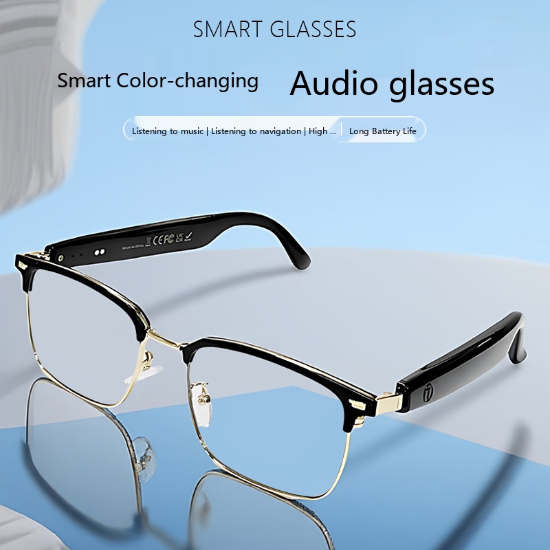 Blue Light Blocking Smart Audio Glasses - 스마트 오디오 블루투스 안경, 블루라이트 차단