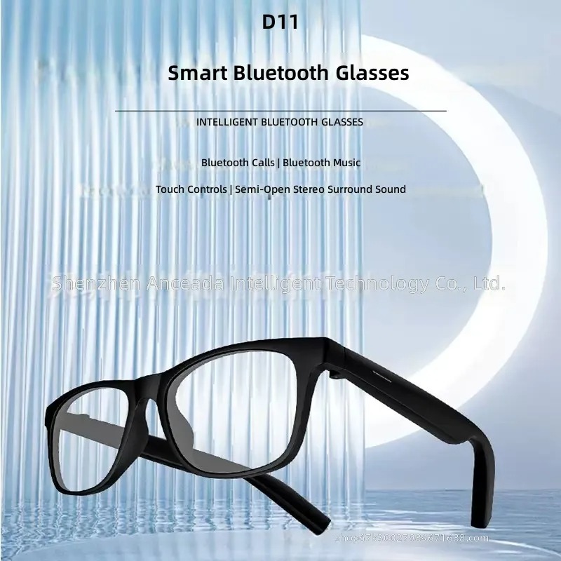 Smart Audio Glasses Touch Control - D11Plus 스마트 안경 블루투스 통화 음악
