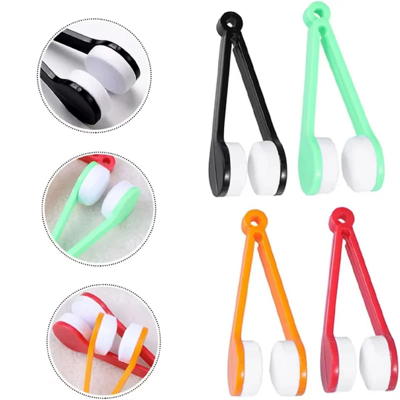 Eyewear Cleaning Cloth Microfiber Kit - 1/3/5 PCS 휴대용 안경 청소 브러시