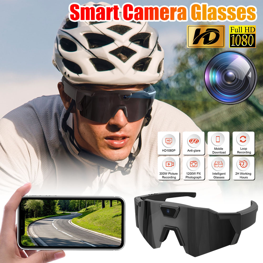 Smart Glasses Camera Video Recording 1080P - 스마트 카메라 안경 HD 1080P 사이클링