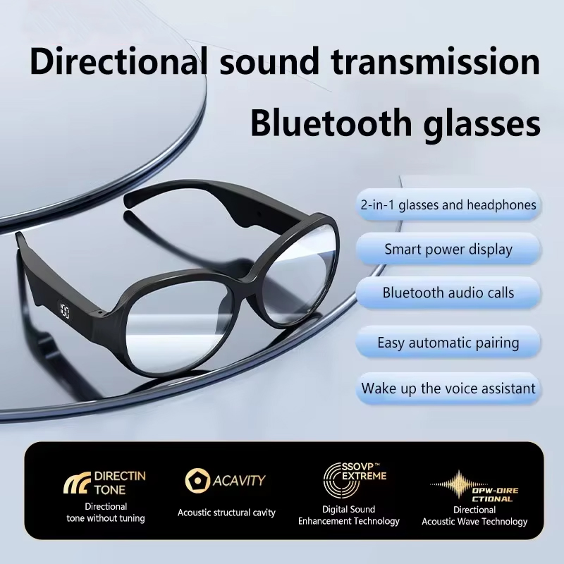 Smart Audio Glasses Touch Control - 스마트 블루투스 안경, 블루투스 5.4, 오디오
