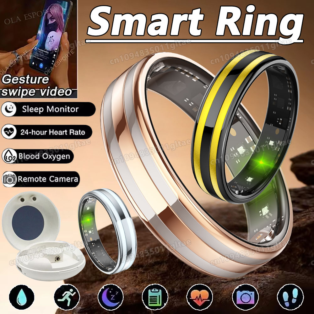 Smart Ring Health Tracker Blood Oxygen - 제스처 감지 스마트 링 건강 모니터