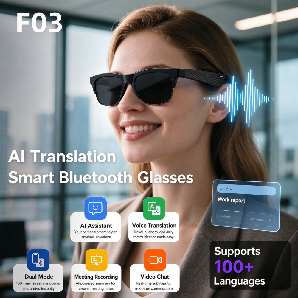 KEBIDUMEI 스마트 BT5.4 오디오 선글라스,  - Smart Audio Glasses Touch Control 리뷰 및 가격