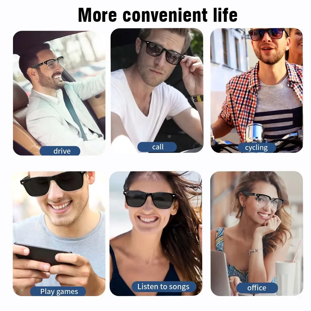 VIKEFON E13 스마트 안경, 블루라이트 차단 기 - Smart Audio Glasses Bluetooth Polarized 리뷰 및 가격