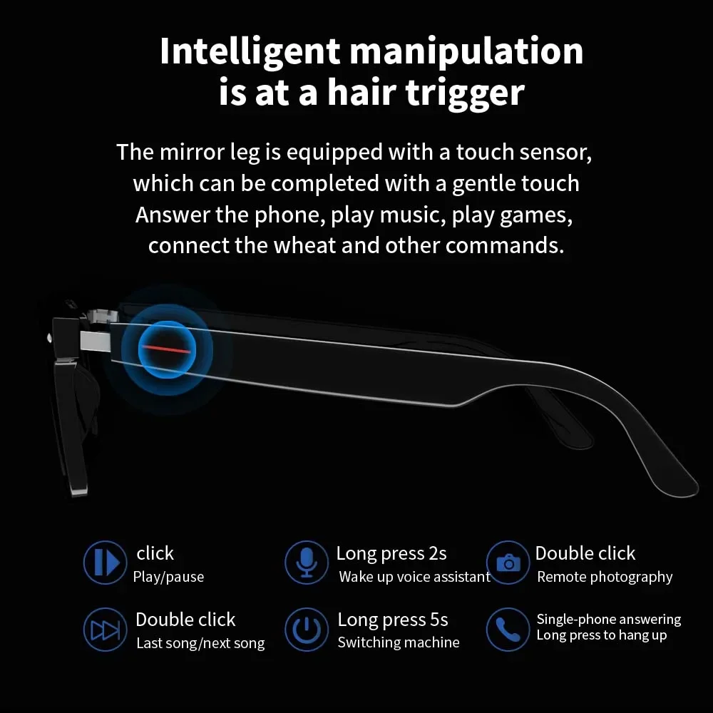 VIKEFON E13 스마트 안경, 블루라이트 차단 기 - Smart Audio Glasses Bluetooth Polarized 리뷰 및 가격