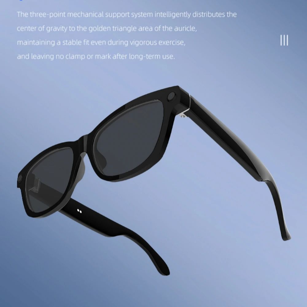 V03 AI 스마트 카메라 안경, 블루투스 통화 및 음 - Smart Sunglasses Open Ear Music Calls 리뷰 및 가격