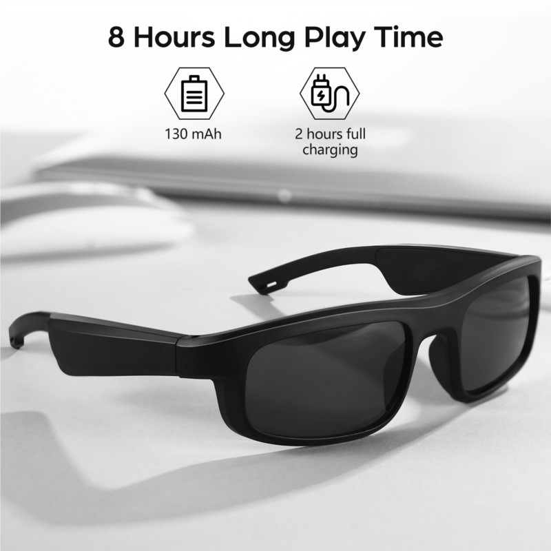 스마트 블루투스 안경 편광 UV400 오픈이어 음성 통 - Bone Conduction Sunglasses Sports 리뷰 및 가격