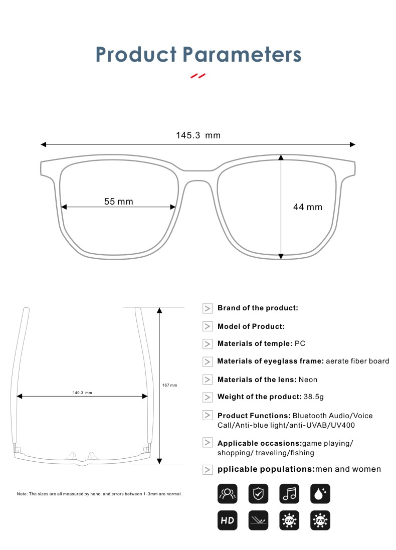 TWS 무선 블루투스 스마트 안경, 골전도 방수 이어폰 - Bone Conduction Sunglasses Sports 리뷰 및 가격