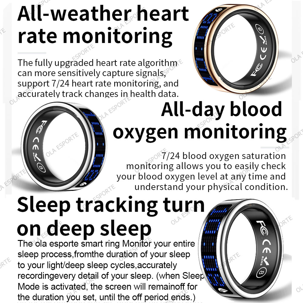 스마트 링 디스플레이 화면 터치, 통화 알림, 타스비흐 - Smart Ring Health Tracker Blood Oxygen 리뷰 및 가격