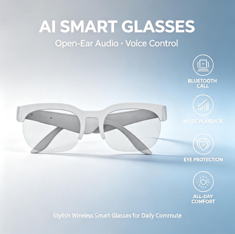 2026 스마트 오디오 선글라스 블루투스 통화 오픈형  - Smart Sunglasses Open Ear Music Calls 리뷰 및 가격