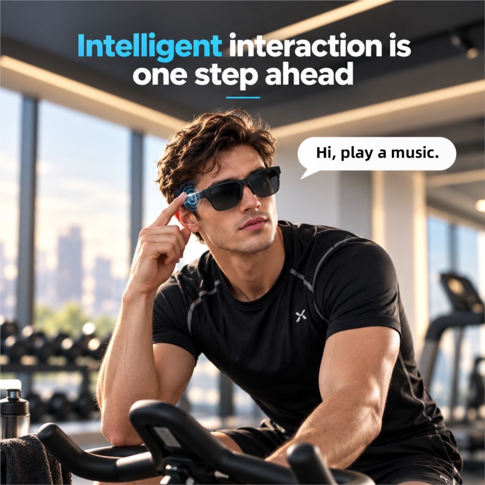 새로운 스마트 안경, 무선 블루투스 통화 및 음악 감상 - Smart Audio Glasses Touch Control 리뷰 및 가격