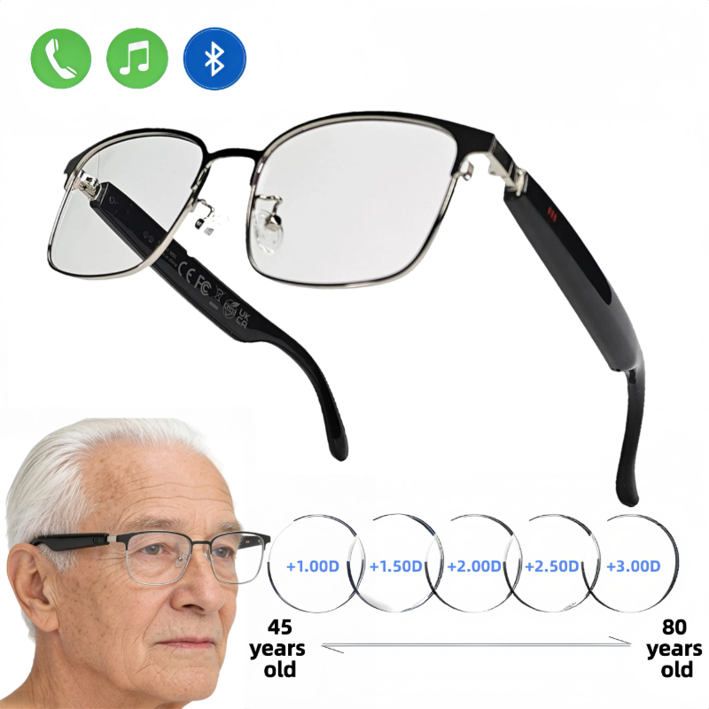 블루투스 오디오 기능이 있는 스마트 독서 안경, 블루라 - Blue Light Blocking Smart Audio Glasses 리뷰 및 가격