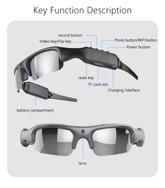2025 신형 스마트 사이클링 카메라 안경 변색 108 - Photochromic Smart Sunglasses Audio 리뷰 및 가격