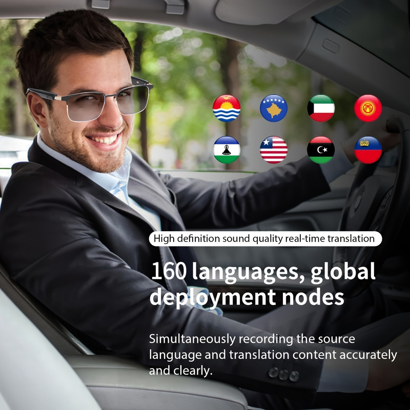 AI 통합 유니섹스 스마트 안경, 변색 렌즈, 블루투스 - Photochromic Smart Sunglasses Audio 리뷰 및 가격