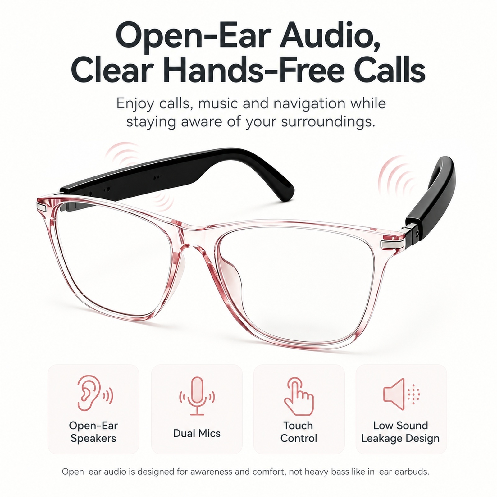 스마트 블루투스 선글라스 및 스마트글래스, 듀얼 마이크 - Smart Sunglasses Open Ear Music Calls 리뷰 및 가격