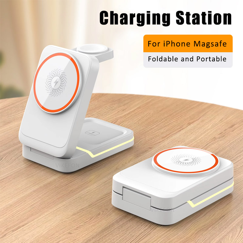 3 in 1 마그네틱 접이식 여행용 고속 무선 충전기  - Smart Glasses Magnetic Charging Cable 리뷰 및 가격