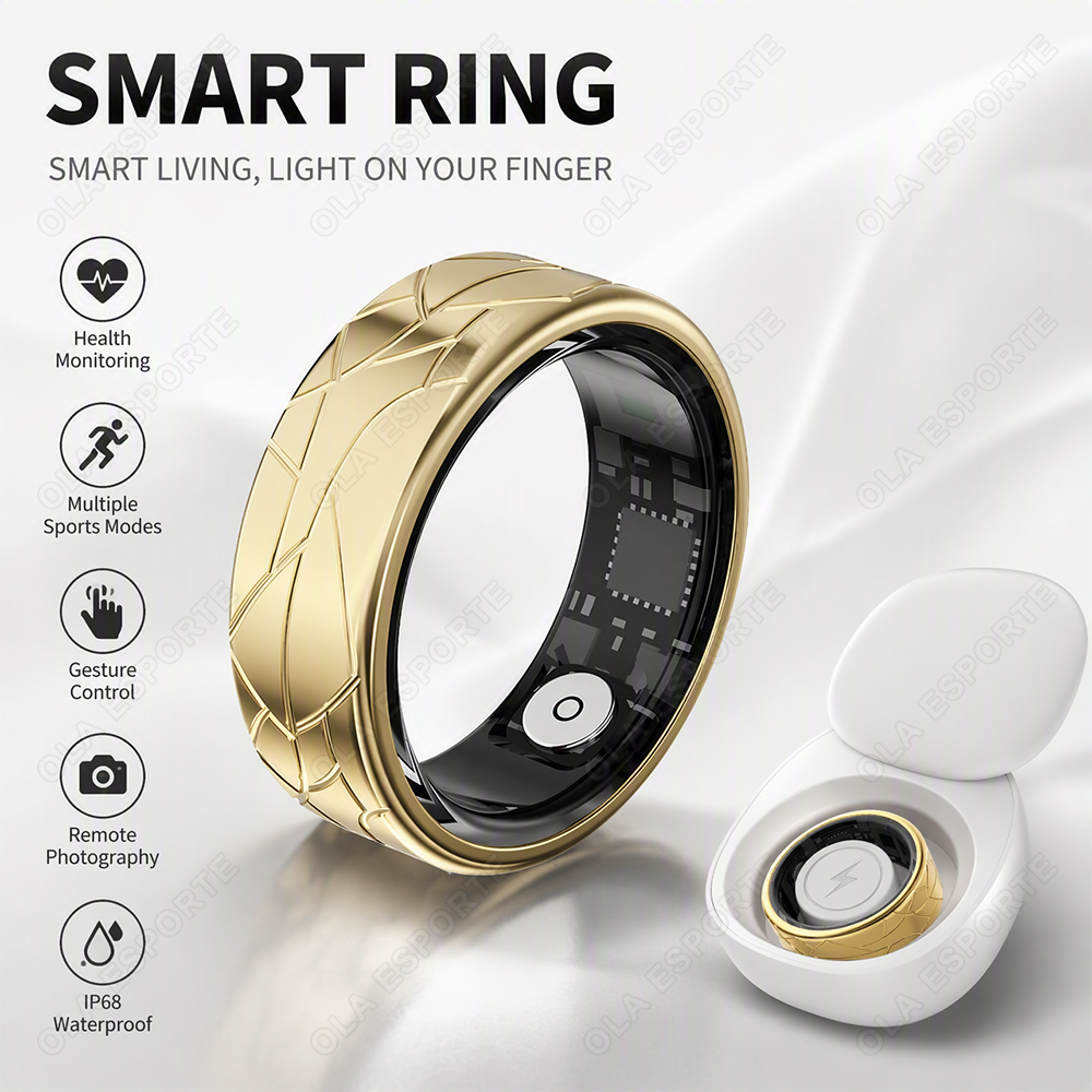 스테인리스 스틸 스마트 링 방수 24시간 건강 모니터링 - Smart Ring Health Tracker Blood Oxygen 리뷰 및 가격