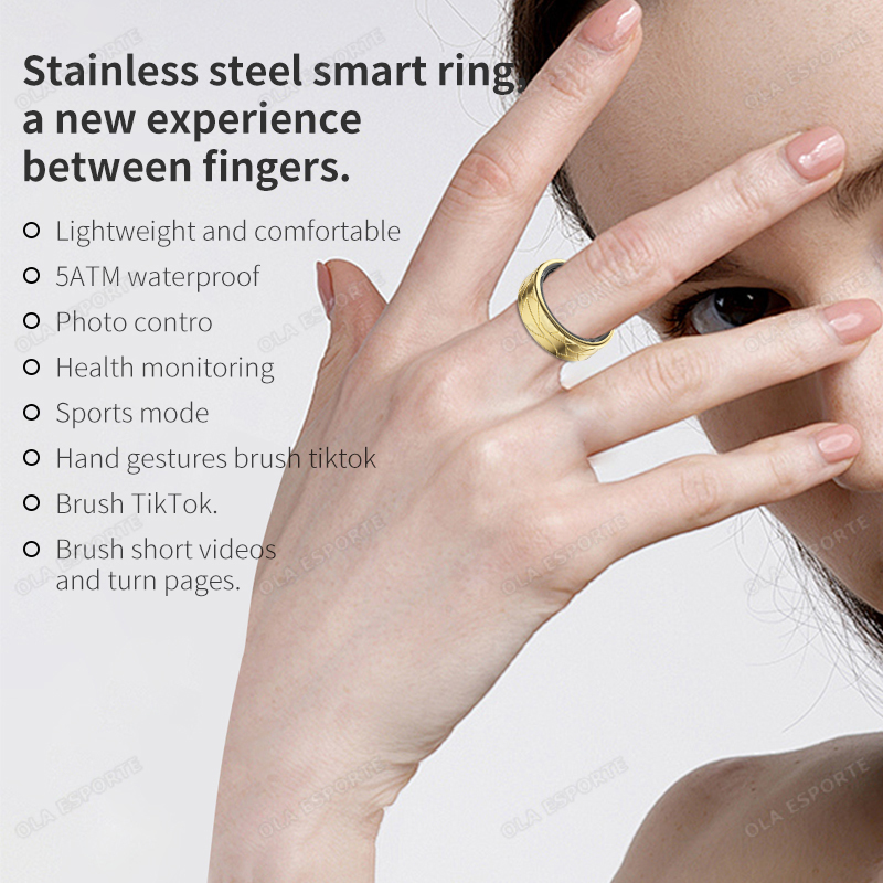 스테인리스 스틸 스마트 링 방수 24시간 건강 모니터링 - Smart Ring Health Tracker Blood Oxygen 리뷰 및 가격