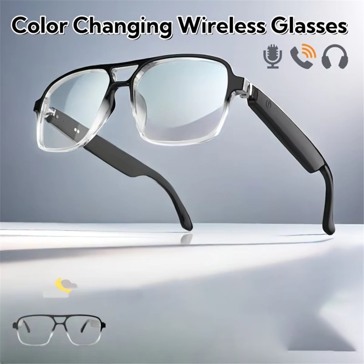 무선 오디오 기능이 있는 스마트 안경, 블루라이트 차단 - Photochromic Smart Sunglasses Audio 리뷰 및 가격