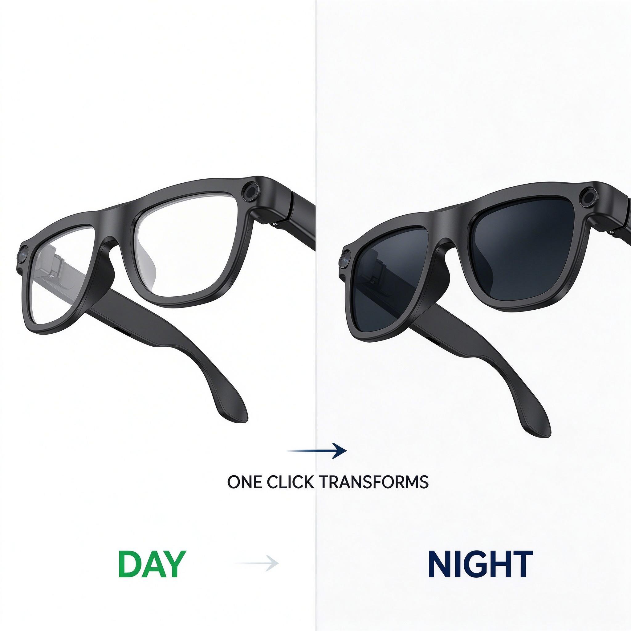 E09C AI 스마트 글래스 변광 렌즈 듀얼 HD 카메 - Photochromic Smart Sunglasses Audio 리뷰 및 가격