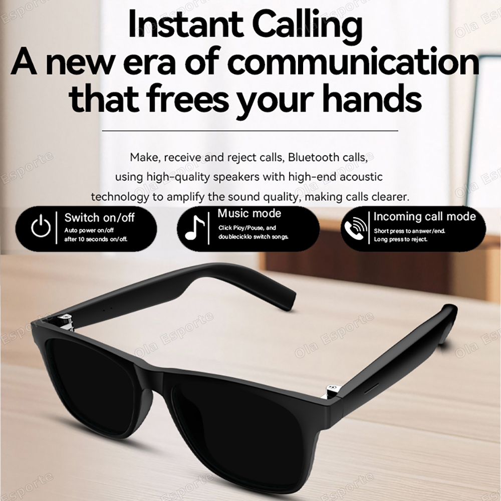 남성 여성을 위한 새로운 스마트 안경 선글라스 AI 스 - Smart Audio Glasses Touch Control 리뷰 및 가격