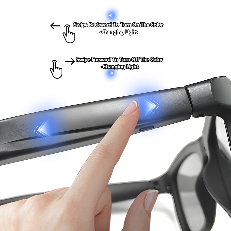 AI 번역 스마트 터치 자동 변색 선글라스 남녀공용 블 - Photochromic Smart Sunglasses Audio 리뷰 및 가격