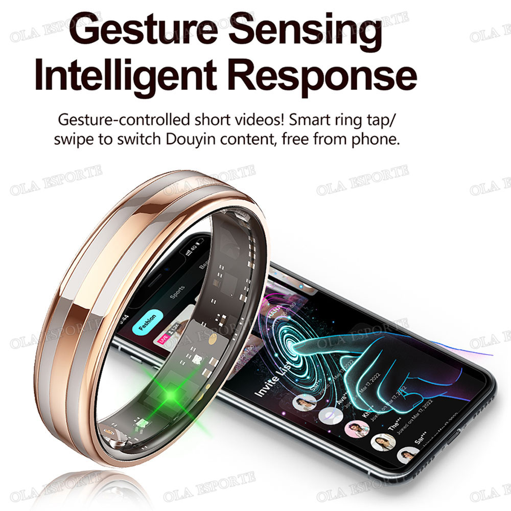 제스처 감지 스마트 링 건강 모니터 스마트 링 야외 방 - Smart Ring Health Tracker Blood Oxygen 리뷰 및 가격