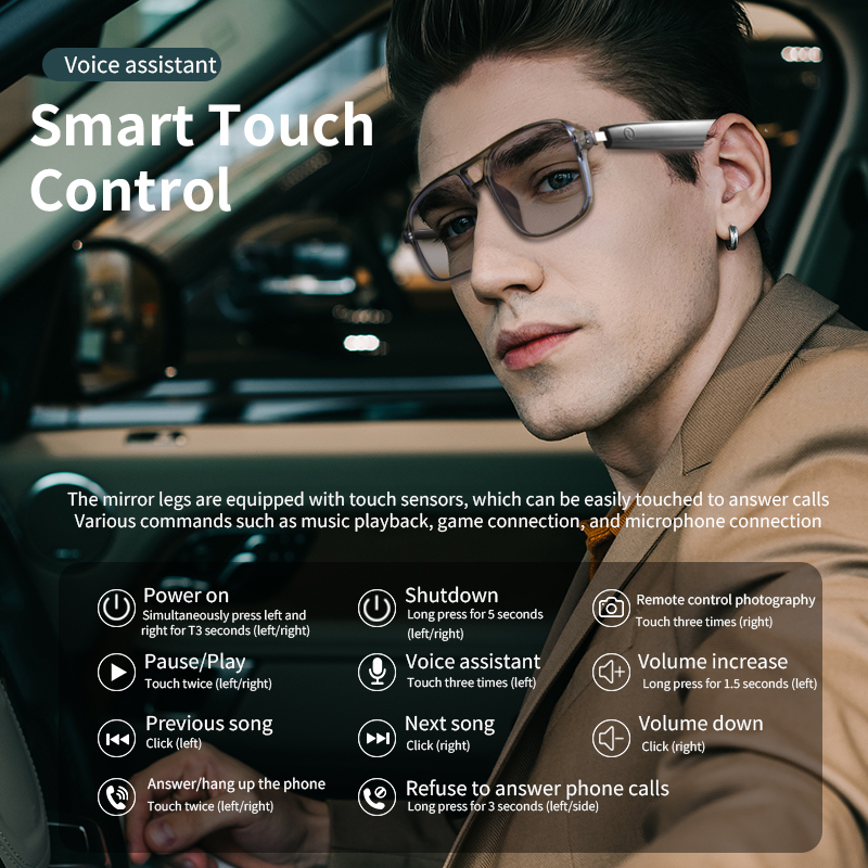 SENBONO 스마트 안경 무선 오디오 광변색 안경 안 - Photochromic Smart Sunglasses Audio 리뷰 및 가격