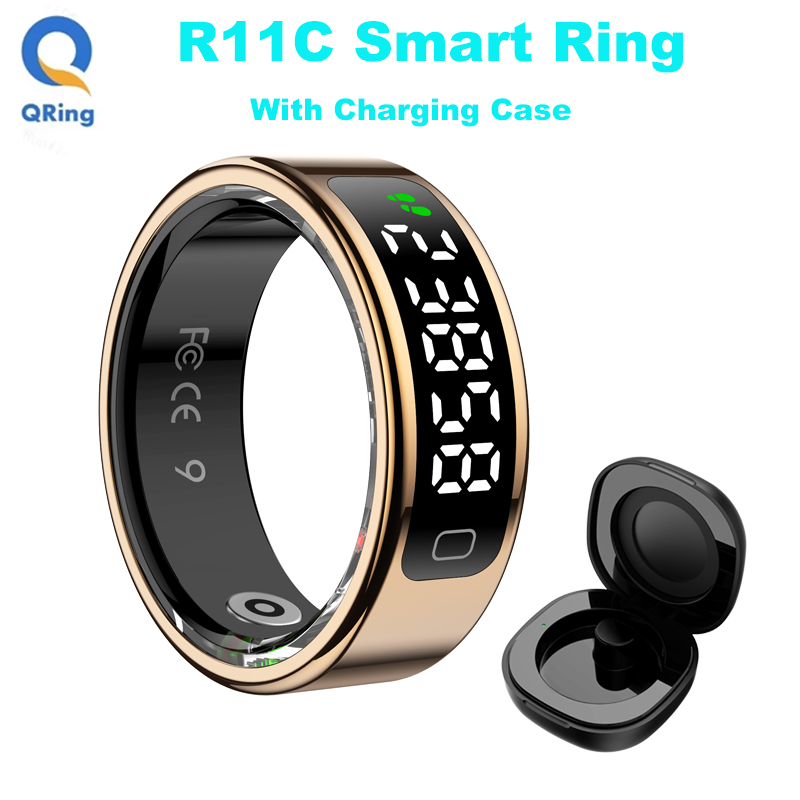 AMZMAX R11C 디스플레이 화면 스마트 링 남성  - Smart Ring Health Tracker Blood Oxygen 리뷰 및 가격
